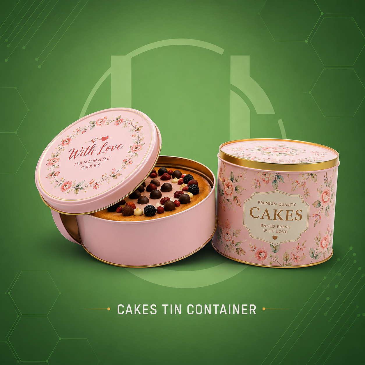 Cake Packaging Tin Containers