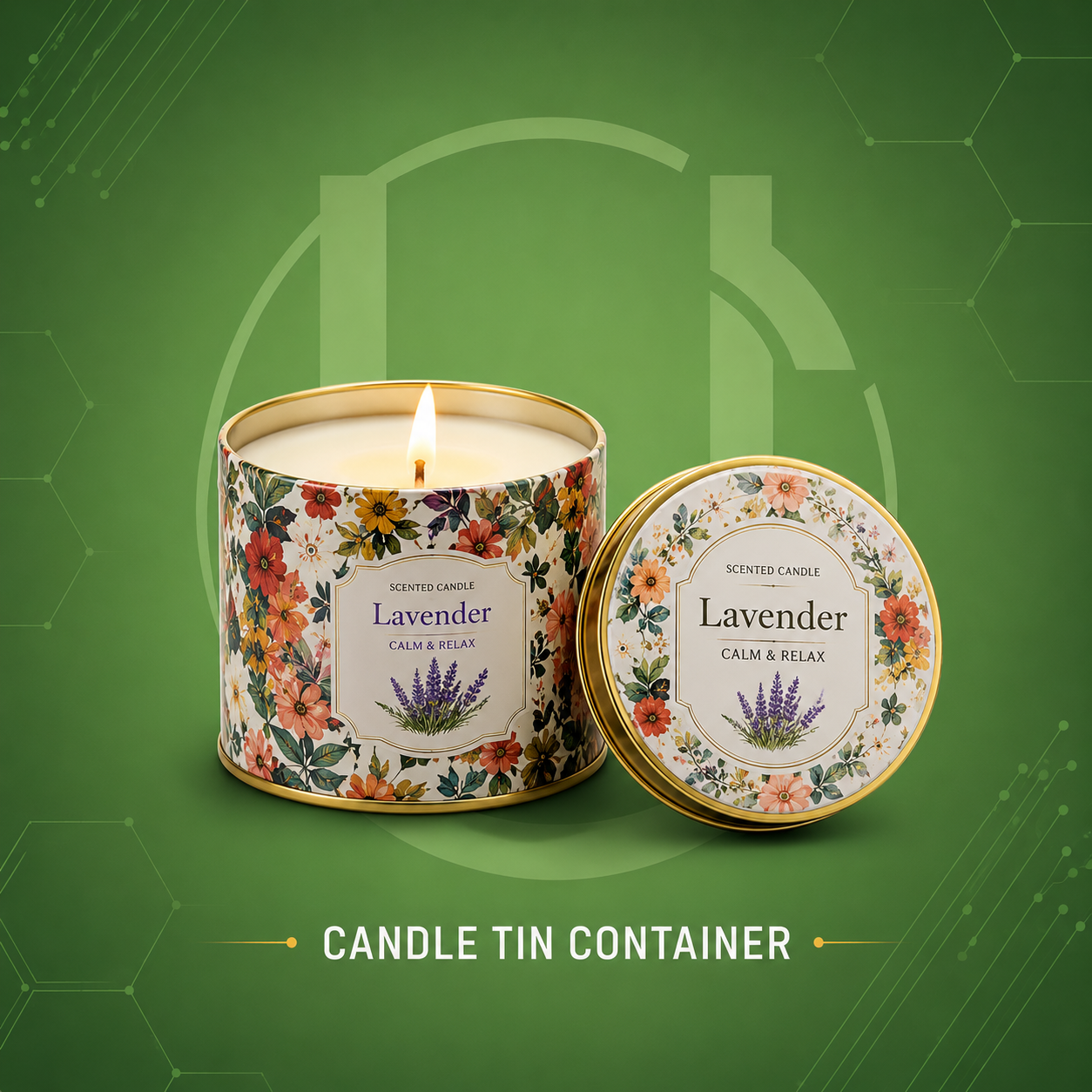 Candle Packaging Tin Containers
